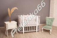Кроватка детская Incanto Nuvola 3 в 1 цвет серый/белый - Интернет-магазин детских товаров Pelenka66 Екатеринбург
