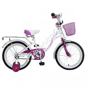 Велосипед 2-х "20" BUTTERFLY бел-розовый - Интернет-магазин детских товаров Pelenka66 Екатеринбург