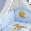 Комплект в кроватку  МИШКА-ЦАРЬ, 8 предметов - Интернет-магазин детских товаров Pelenka66 Екатеринбург