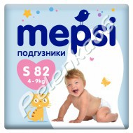 Подгузники Mepsi S 4-9кг 82шт - Интернет-магазин детских товаров Pelenka66 Екатеринбург