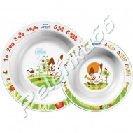 Avent набор из 2 тарелок (глубокая большая, глубокая малая) 65640 - Интернет-магазин детских товаров Pelenka66 Екатеринбург