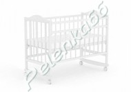 Кроватка на колесах с качалкой Фея 204  - Интернет-магазин детских товаров Pelenka66 Екатеринбург