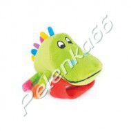Игрушка-погремушка на ручку "Крокодил Кроко" - Интернет-магазин детских товаров Pelenka66 Екатеринбург