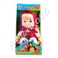 Мягкая кукла "Маша и Медведь" - Маша (звук), 30 см - Интернет-магазин детских товаров Pelenka66 Екатеринбург