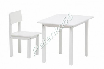 Комплект детской мебели Polini Simple 105 S (Белый) 3050-04 - Интернет-магазин детских товаров Pelenka66 Екатеринбург