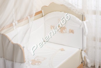 Комплект в кровать Сдобина 95 бежевый 7пр - Интернет-магазин детских товаров Pelenka66 Екатеринбург