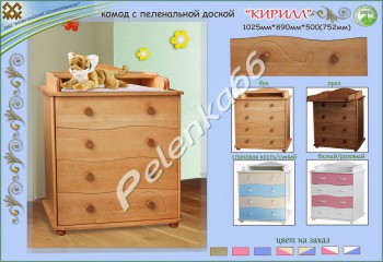 Комод "Кирилл" - Интернет-магазин детских товаров Pelenka66 Екатеринбург