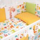 Комплект в кроватку 18 предметов "Апельсиновый жираф" с подушечками - Интернет-магазин детских товаров Pelenka66 Екатеринбург