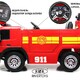 Детский электромобиль RiverToys "Пожарная машина" (A222AA) - Интернет-магазин детских товаров Pelenka66 Екатеринбург