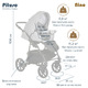 Детская коляска PITUSO NINO 2 в1 (Ткань) - Интернет-магазин детских товаров Pelenka66 Екатеринбург